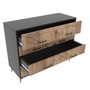 Hanah Home Cómoda Comfort Antracita y Roble